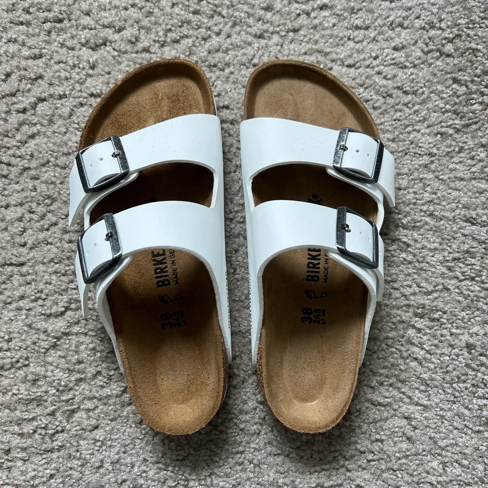 COPY - Arizona BS Birkenstock, white 38